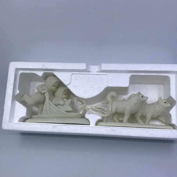 Department 56 Snowbabies “Mush” Two Piece #68805 - Picture 7 of 15